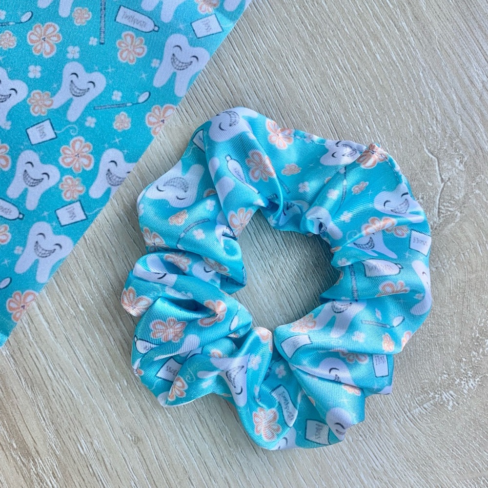 100% silk dentist Scrunchie
